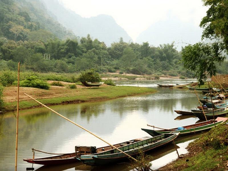 Riverview Bungalows Muang Ngoi Eksteriør bilde